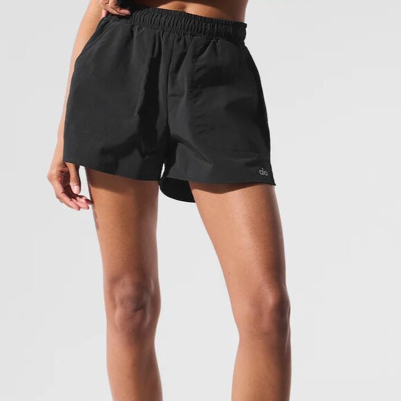 Alo Yoga Alumni Shorts Black Size Small - Picture 3 of 3